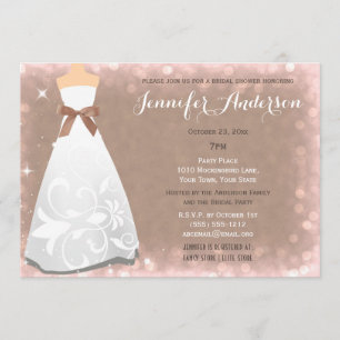 Champagne-Glamourhollywood-Thema-Brautparty Einladung