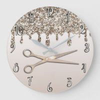 Champagne Gold Glitzer Tropfen Moderner Glam Frise