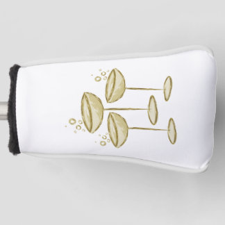 Champagne golf headcover