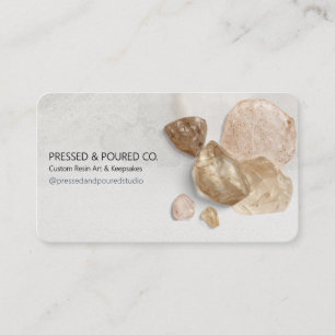 Champagne-Harz-Kunst-Andenken Visitenkarte