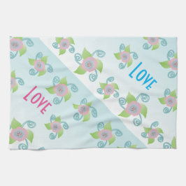 Champagne Ice Blue Geschirrtuch