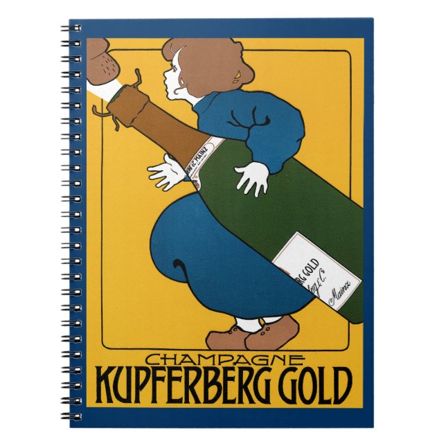 Champagne Kupferberg Gold Notizblock (Vorderseite)
