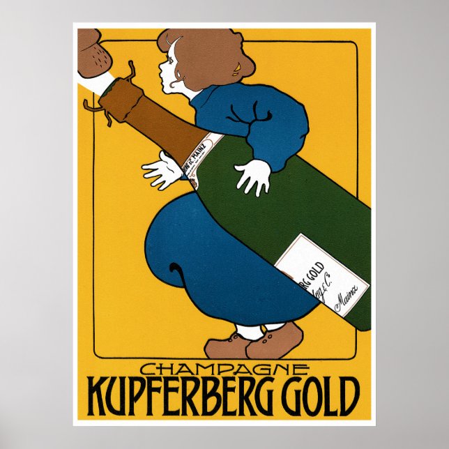 Champagne Kupferberg Gold Poster (Vorne)