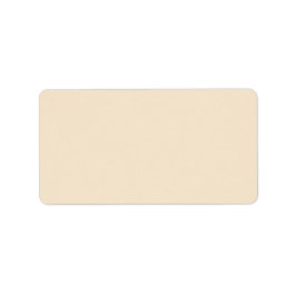 Champagne Metallic Solid Color | Classic | elegant Adressaufkleber