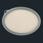 Champagne Metallic Solid Color | Classic | elegant Ovale Gürtelschnalle<br><div class="desc">Champagne Metallic Solid Color | Classic | elegant | Trendy | Stilvoll | Geschenk</div>