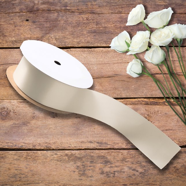 Champagne Metallic Solid Color | Classic | elegant Satinband (Von Creator hochgeladen)