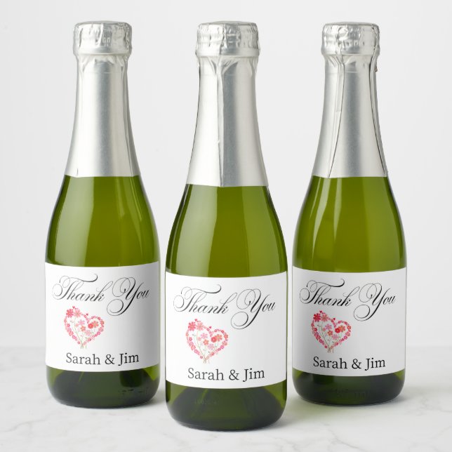 Champagne mini bottles favors personalized (Flaschen)