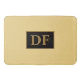 Champagne Mit Monogramm Bath Mat Badematte