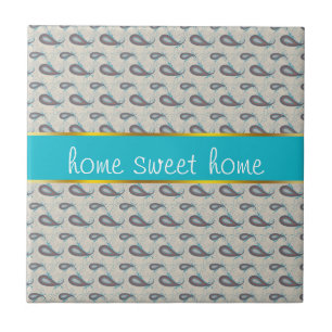 Champagne Paisley Pattern Fliese