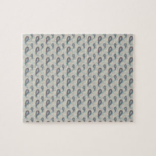 Champagne Paisley Pattern Puzzle