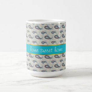 Champagne Paisley Pattern Tasse