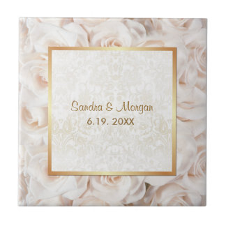 Champagne Pink Rose Elegance Fliese