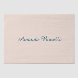 Champagne Pink Schlicht Einfach Minimalistisch mod Seidenpapier