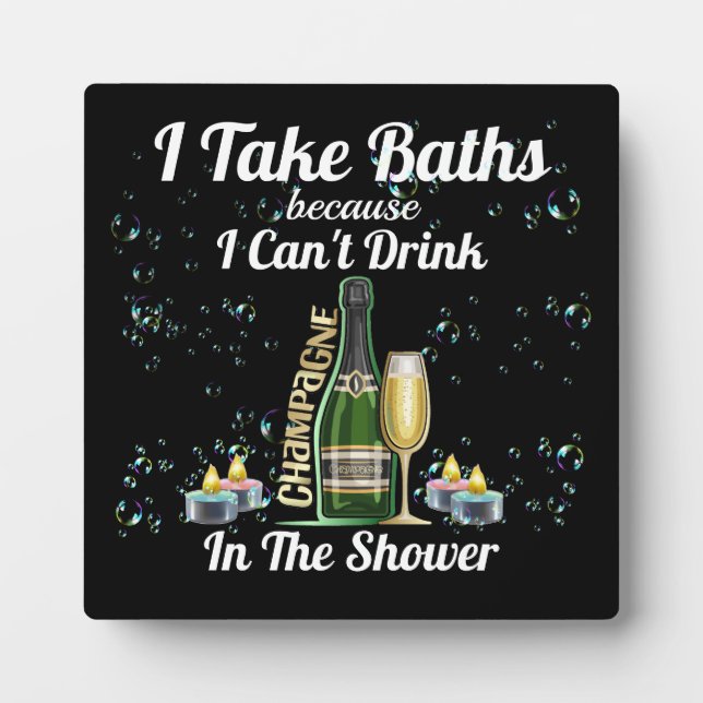 CHAMPAGNE Plaque Fotoplatte (Vorderseite)