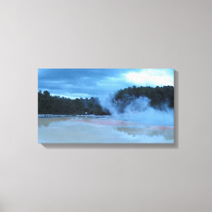 Champagne Pool in der Nähe von Rotorua Neuseeland Leinwanddruck