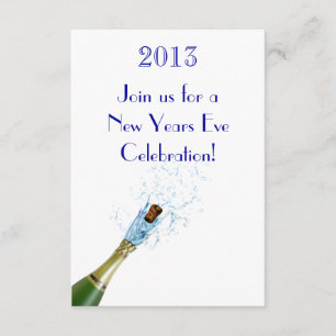 Champagne Popping Einladung