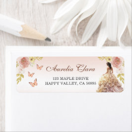 Champagne Princess Dress Quinceañera Geburtstag