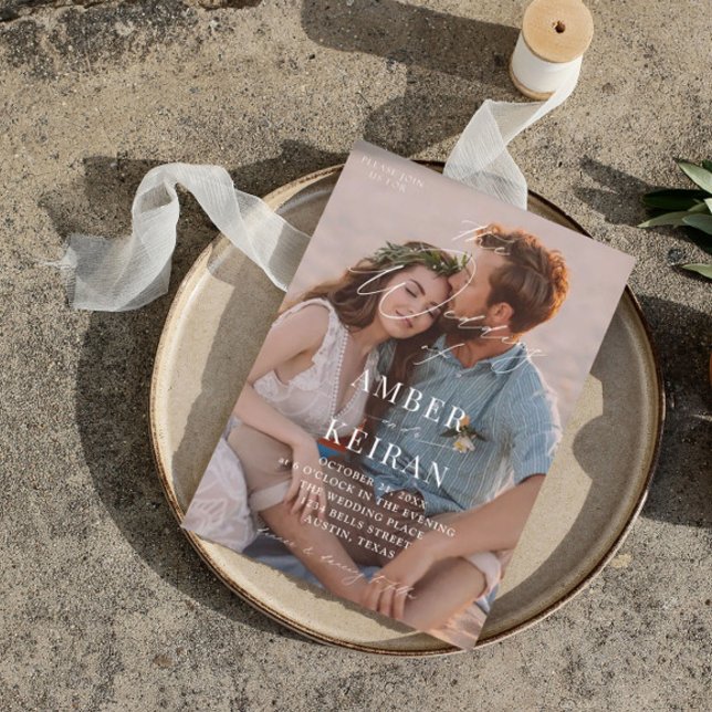 Champagne Shades - Foto Wedding V2 Einladung (Von Creator hochgeladen)