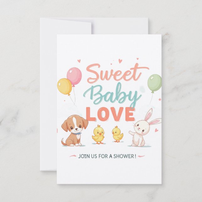 Champagne Shimmer Baby Shower Einladungskarte Einladung (Vorderseite)