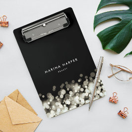 Champagne Spark Personalisiert Mini Klemmbrett