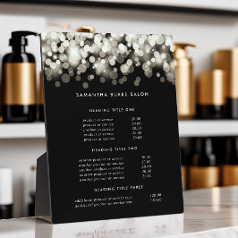 Champagne Spark | Preis- und Dienstleistungsanzeig Fotoplatte