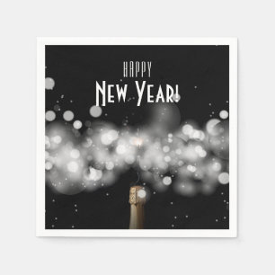 Champagne Sparkle Silvester Party Napkins Serviette