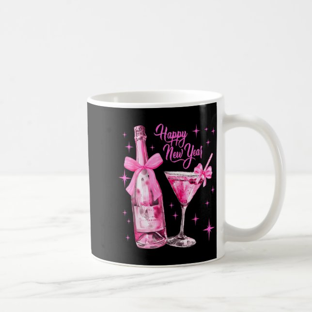 Champagne Swea Martini Coquette Happy New Year Par Kaffeetasse (Rechts)
