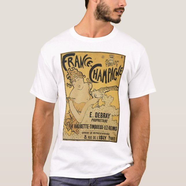Champagne T-Shirt (Vorderseite)