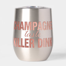 Champagne Taste Killer Dink - Rose Gold Pickleball