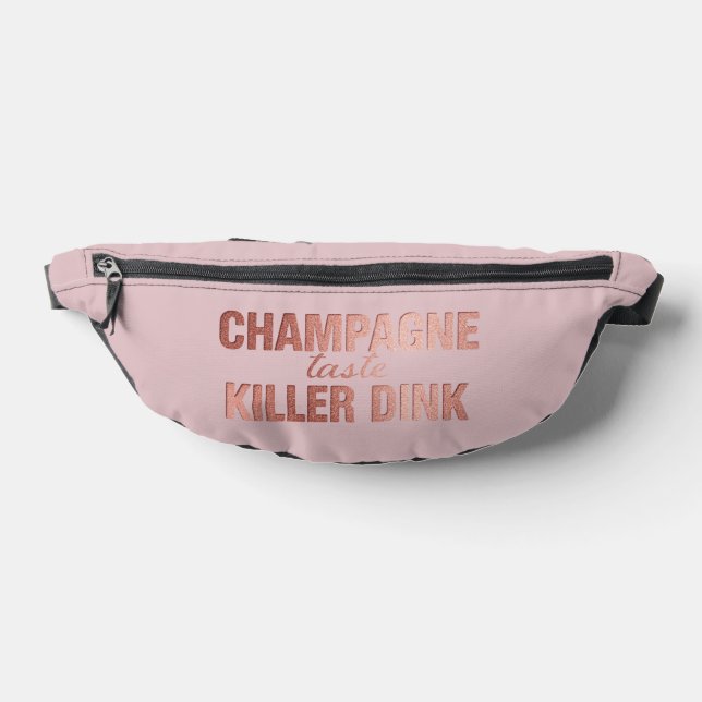 Champagne Taste Killer Dink - Rose Gold Pickleball Bauchtasche (Ablage )