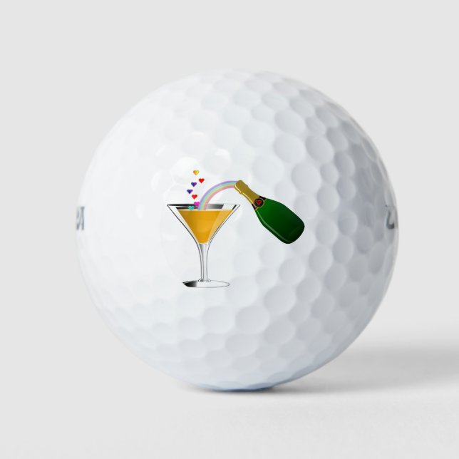 Champagne Toast Golfball (Vorderseite)