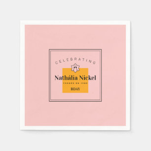 Champagne Toast Serviette