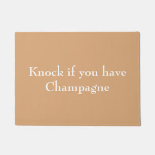 Champagne-Tür-Matte Fußmatte