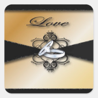 Champagne Wedding Save the Date and Fevor