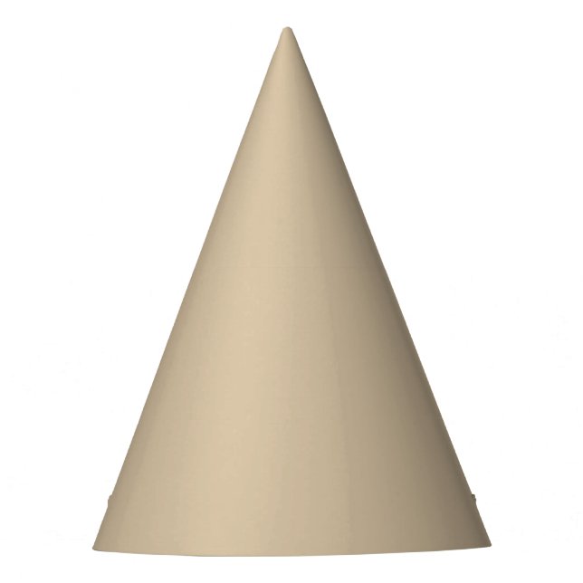 Champagner Beige Partyhütchen (Vorderseite)