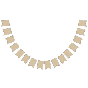 Champagner Beige Wimpelkette