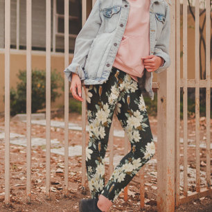 Champagner-Blüten Hochzeit zum Neujahr Leggings