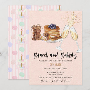 Champagner-Brautparty   Einladungen für Brunch