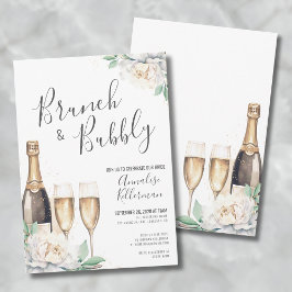 Champagner-Brunch und Brautparty Einladung