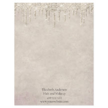 Champagner Dripping Glitzer Trendy Glam Stilvoll