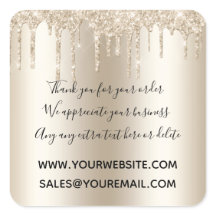 Champagner Driving Glitzer Danke Business