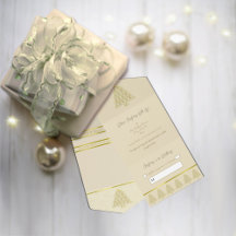 Champagner-Einladung zum Weihnachtsfest