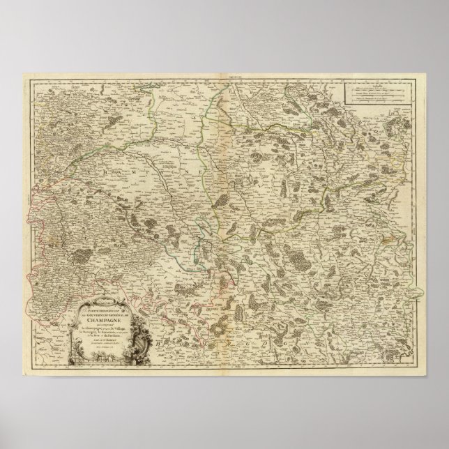 Champagner, Frankreich 2 Poster (Vorne)