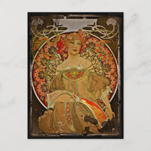 Champagner GIrl c1897 Postkarte