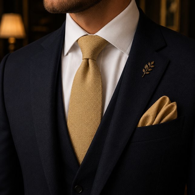 Champagner Gold Quiet Luxury Krawatte (Von Creator hochgeladen)