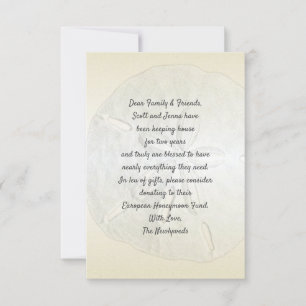 Champagner Gold Sand Dollar Gute Karten