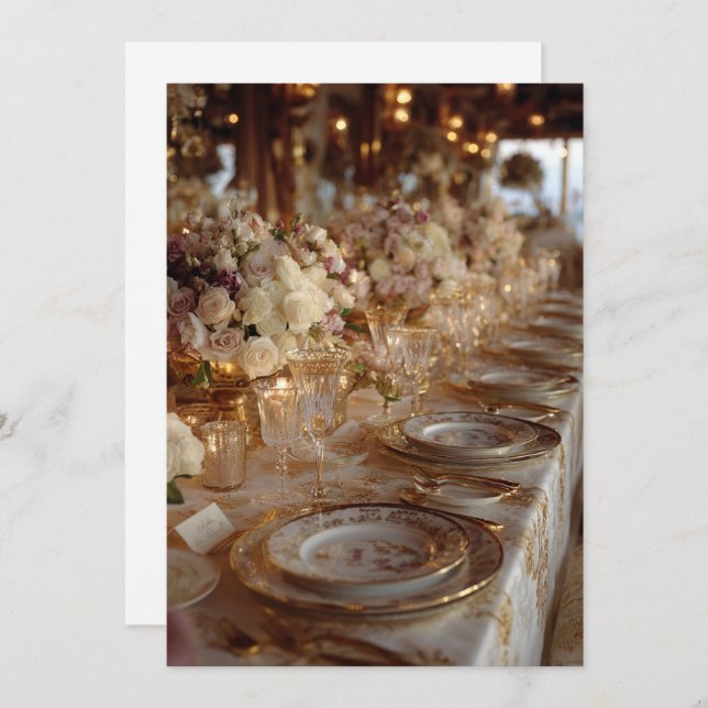 Champagner & Jahre | Brausetablette Einladung (Vorne/Hinten)