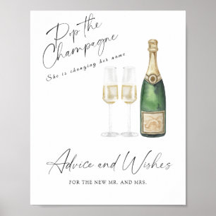 Champagner-Junggesellinnenabschied - Ratschläge un Poster