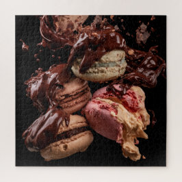 Champagner & Macarons Puzzle