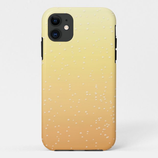 Champagner mit winzigen Bläschen Kunst Case-Mate iPhone Hülle (Rückseite)